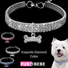 Load image into Gallery viewer, Fur Bebe Exquisite Diamond Collar