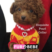 Load image into Gallery viewer, Fur Bebe Exquisite Pearl Collar