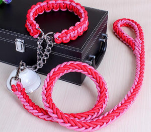 Fur Bebe Stout Double-Braided Leash & Collar
